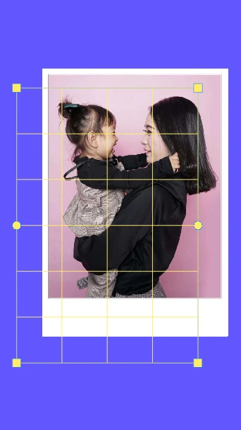 Template Charming Purple Hued Family Poster Template