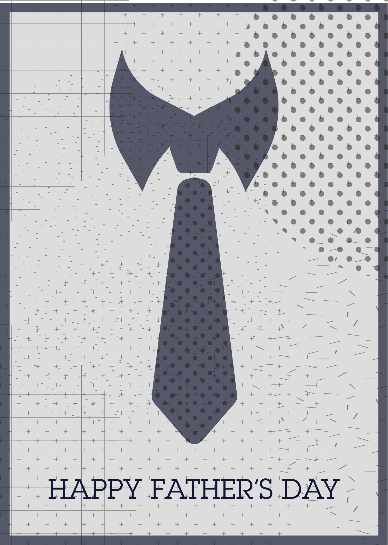 Template Elegant Navy Father’s Day Poster Design