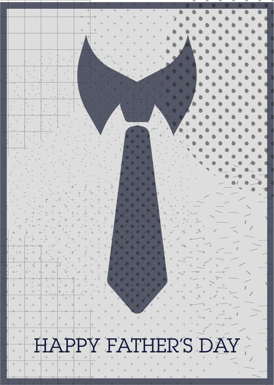 Template Elegant Navy Father’s Day Poster Design