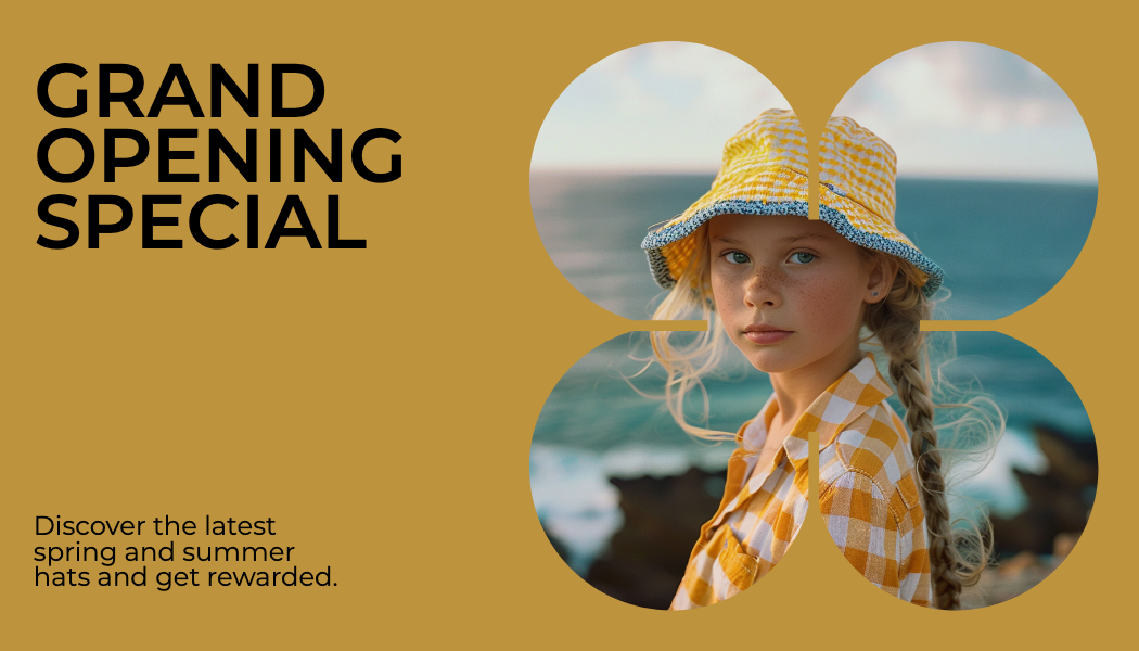 Template Grand Opening Gift Card in Gold