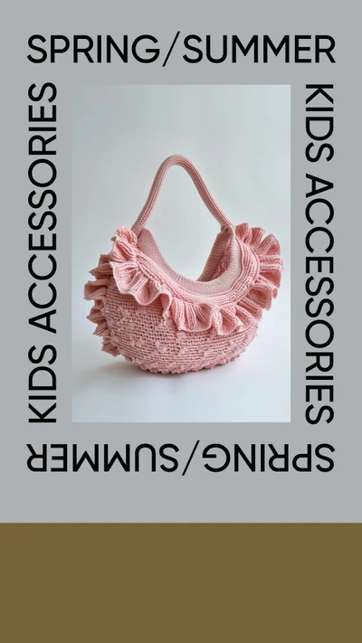 Template Charming Pink Instagram-Story for Kids Accessories