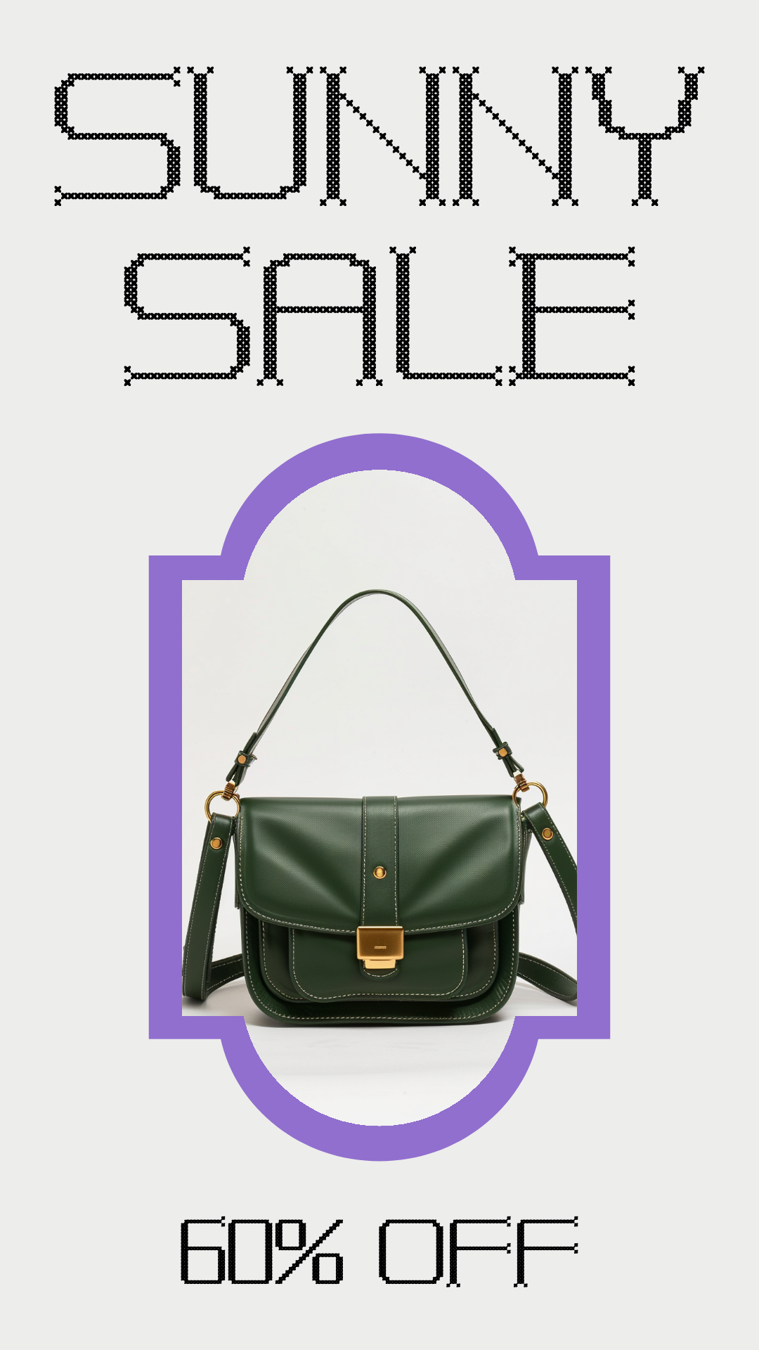 Template Vibrant Purple Instagram-Story Sunny Sale Design