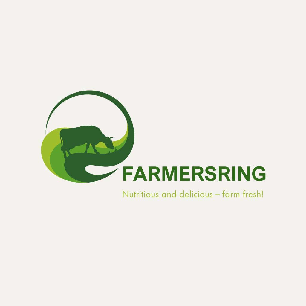 Green Eco-Friendly Farm Logo Design