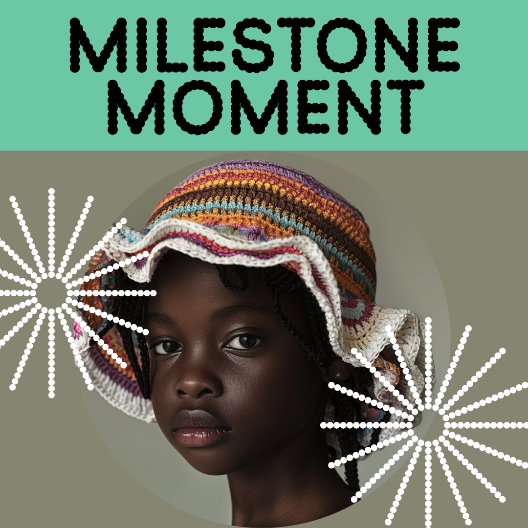 Milestone Moment Teal Instagram Post Design