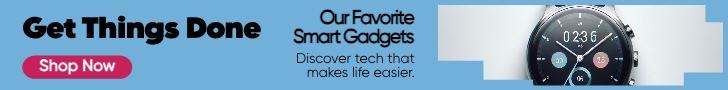 Sleek Teal Tech Gadgets Shop Ad