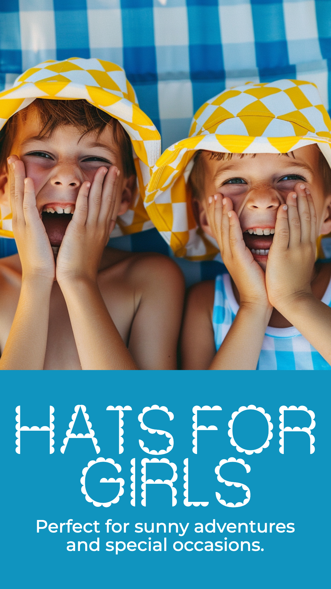 Sunny Yellow Kids' Hat Instagram Story Design