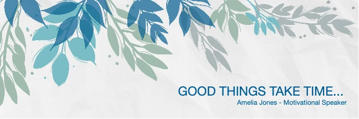 Template Elegant Blue Inspirational Speaker Post Design