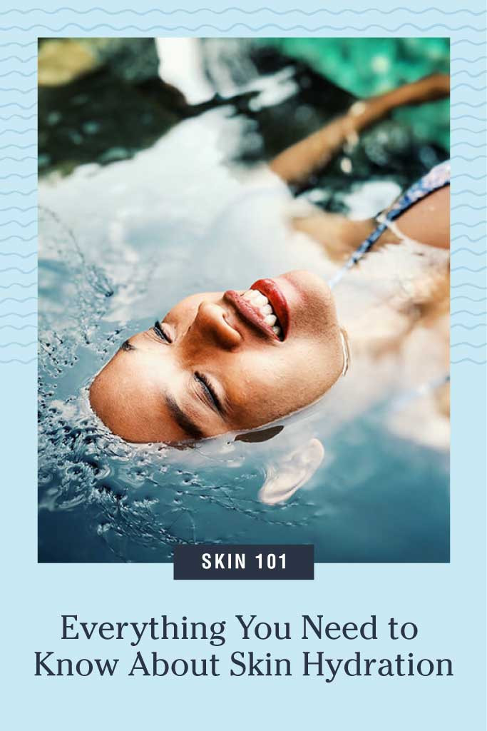 Template Refreshing Blue Skin Hydration Educational Poster