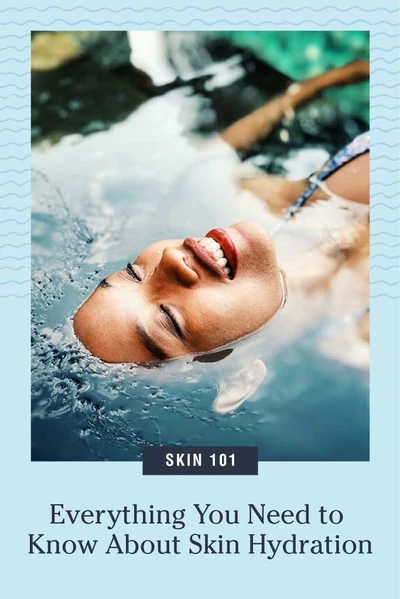 Template Refreshing Blue Skin Hydration Educational Poster