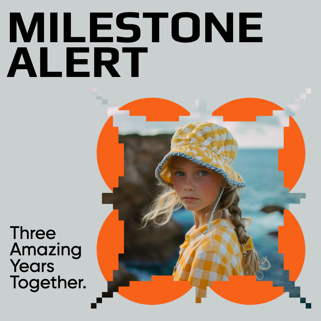 Orange Celebratory Milestone Instagram Post Template