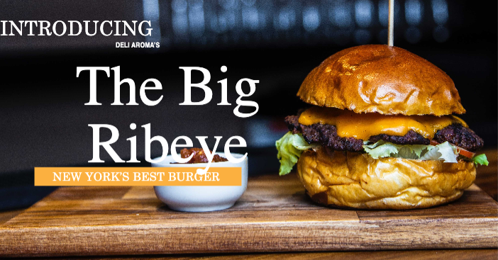 Template Savory Delight Burger Ad Poster Design