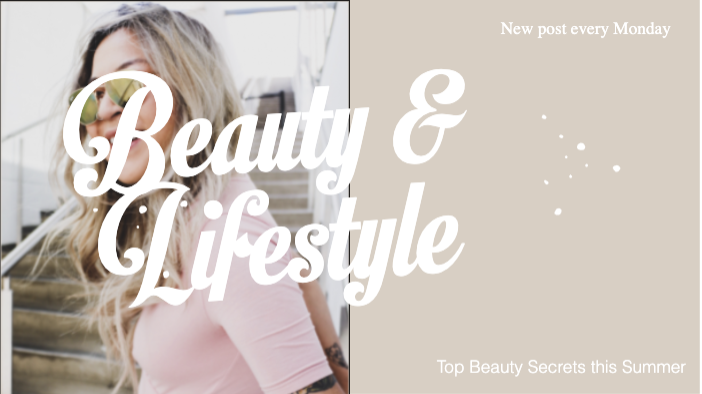 Chic Pink Lifestyle Blog Post Template