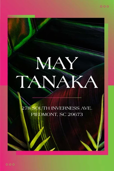 Template Vibrant Green Pink Event Poster Design