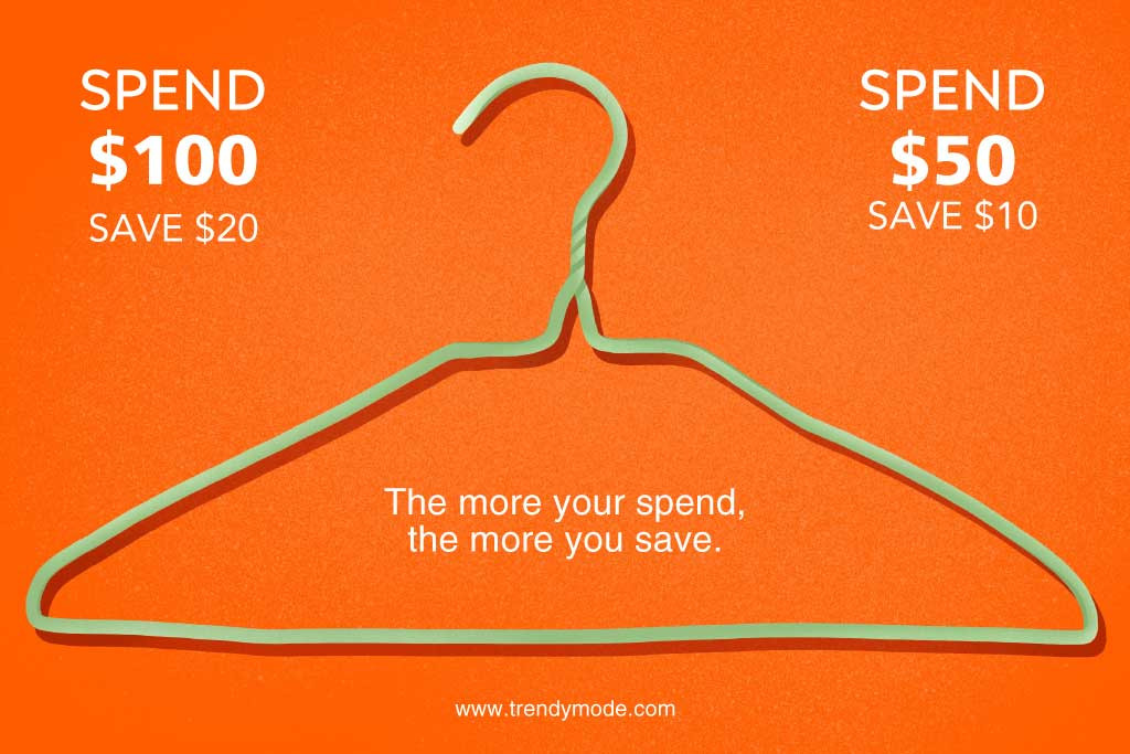 Template Orange Savings Special Retail Voucher Design