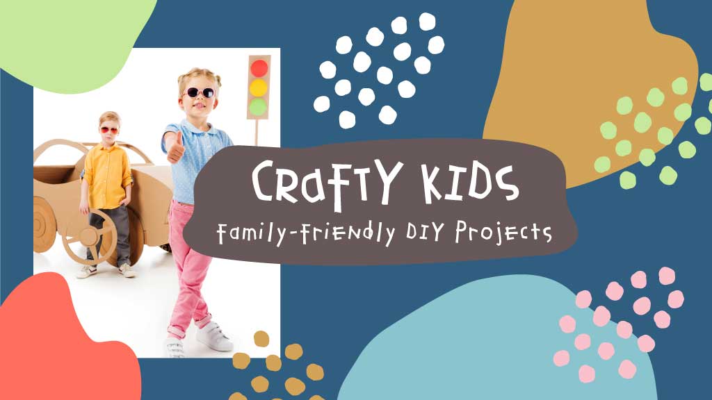 Colorful Kids Craft Post Creative Fun