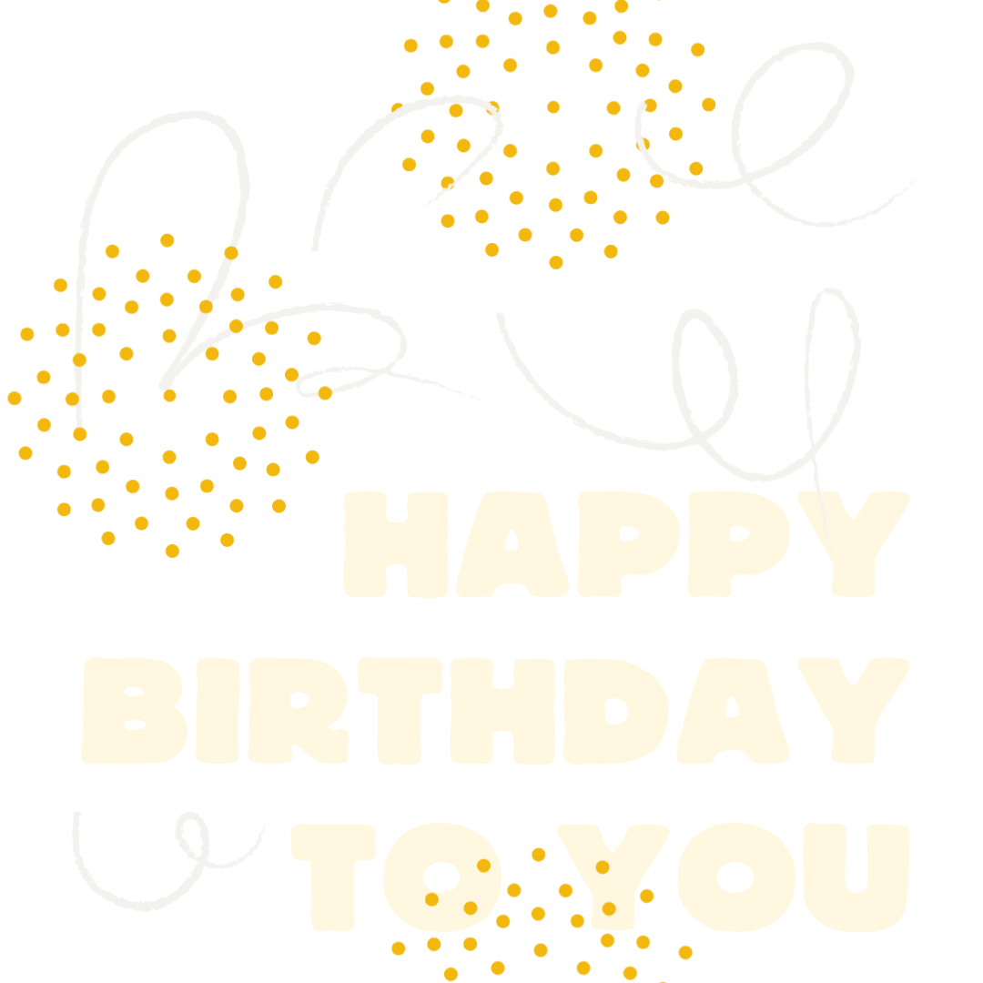 Sky Blue Birthday Greeting Post Template