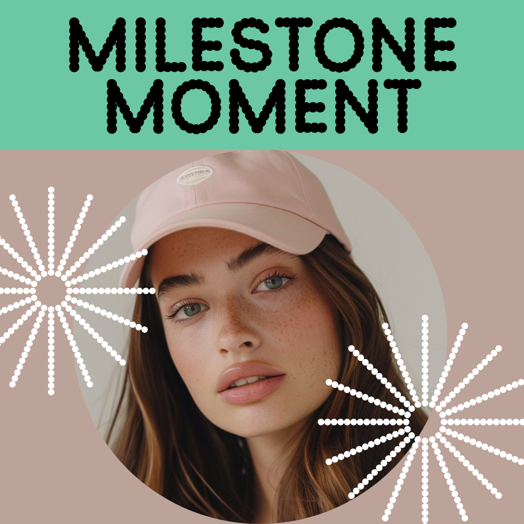 Minty Pink Milestone Moment Instagram Post