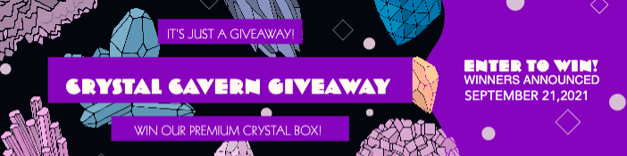 Purple Hued Crystal Giveaway Ad Template