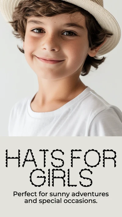Charming Beige Instagram Story for Hat Promotion