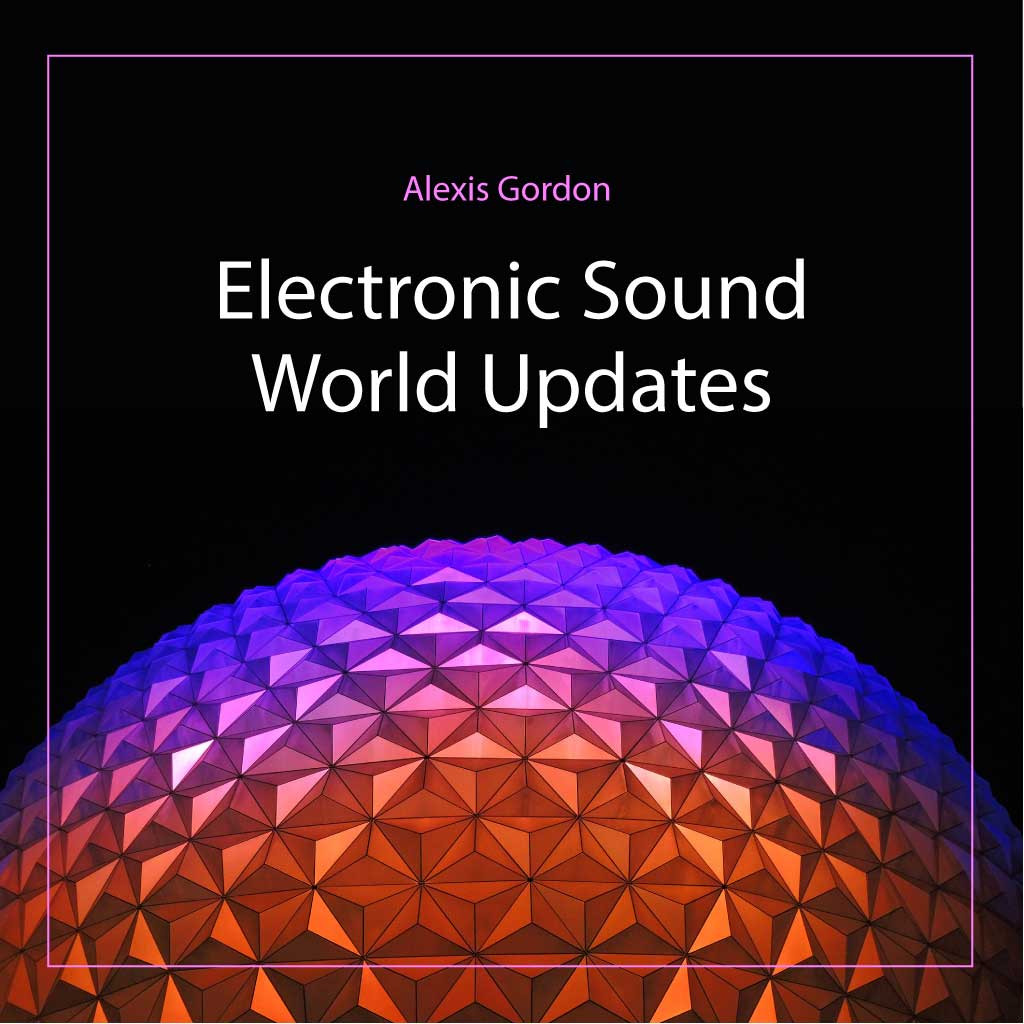 Template Vibrant Electronic Music Poster in Purple