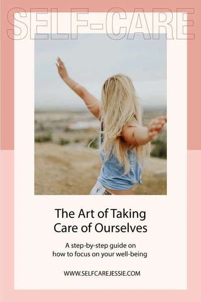 Template Pink Wellness Poster Design for Self-Care