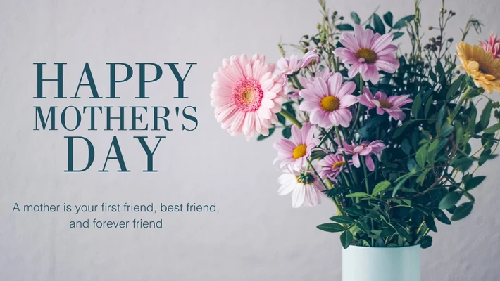 Template Charming Mother's Day Poster with Pastel Tones