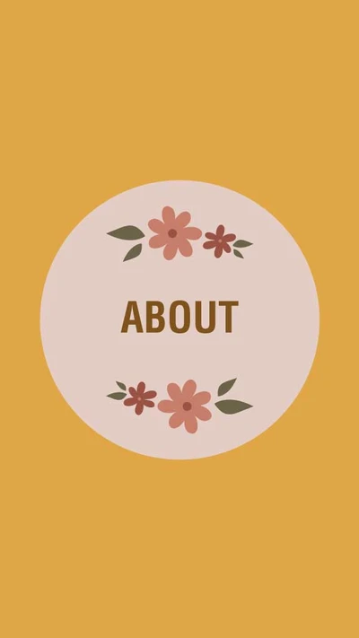 Template Elegant Mustard About Poster Design Template