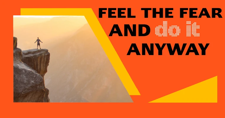 Template Orange Adventure Motivation Poster Design