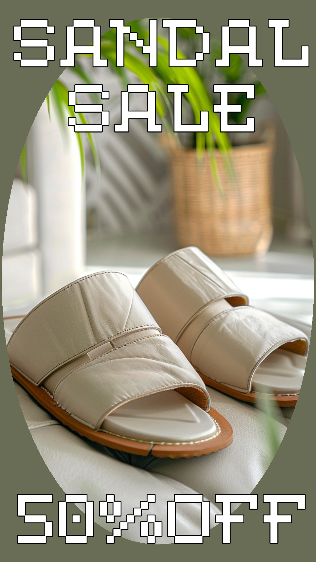 Template Earthy Instagram-Story for Sandal Sale