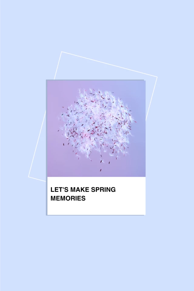 Create Lasting Spring Memories Social Post