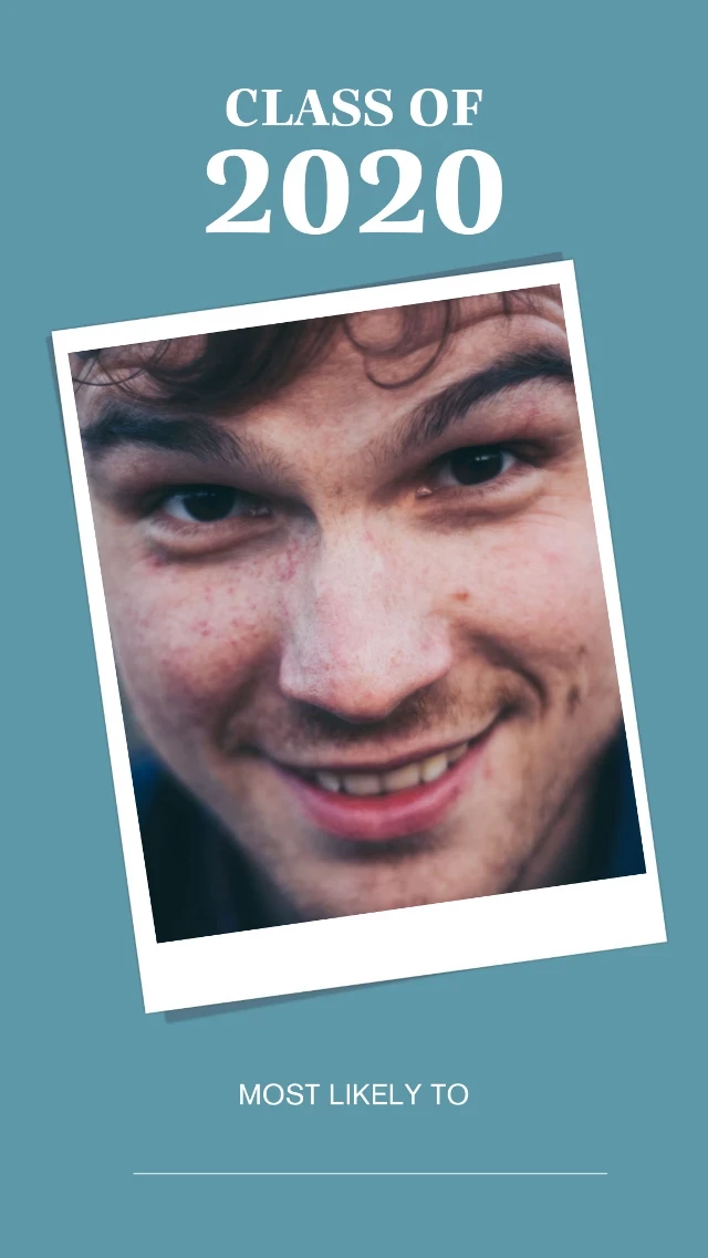 Template Stylish Graduation Announcement Poster Design Teal Accent