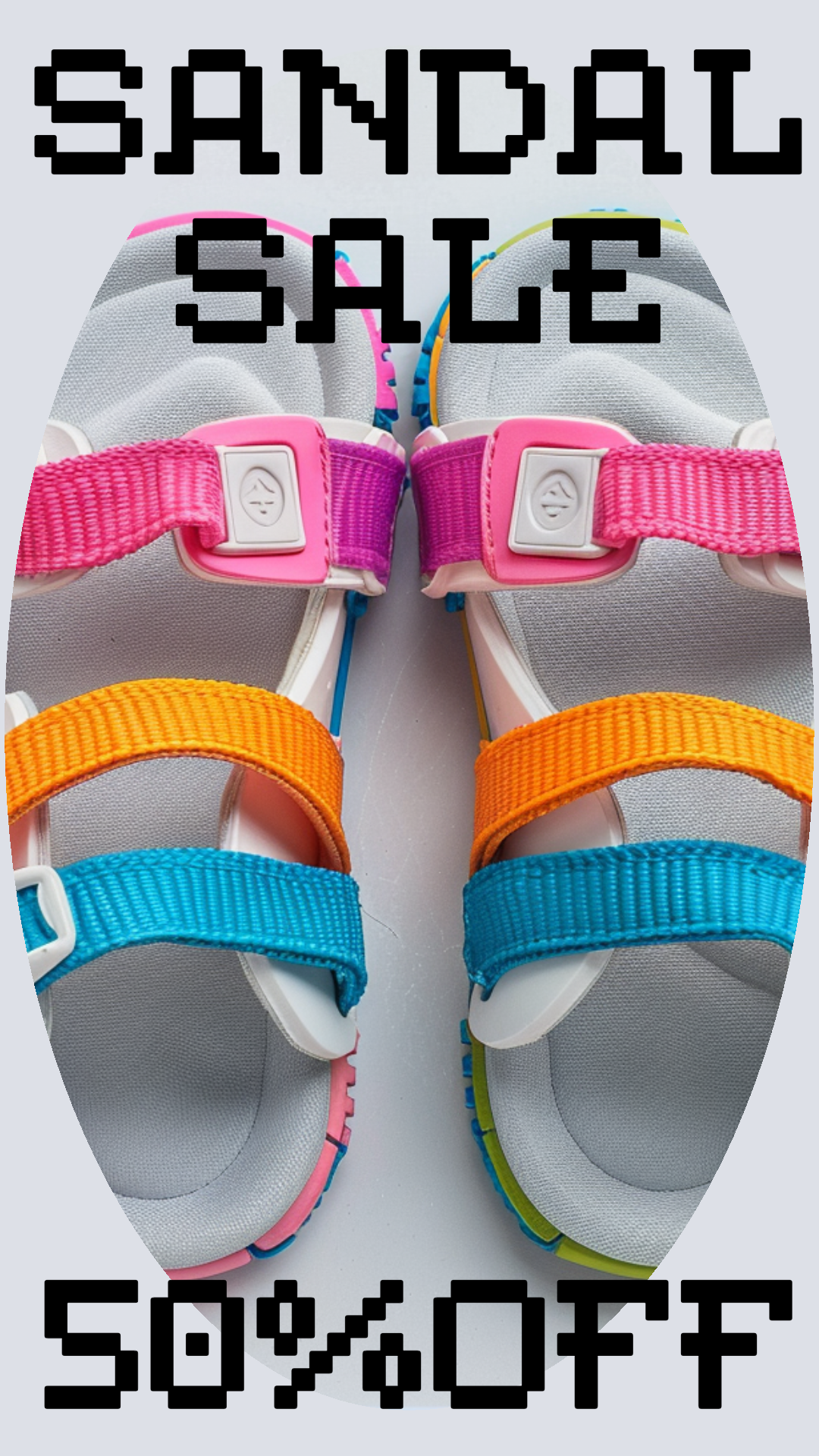 Template Colorful Sandal Sale Instagram Story Design