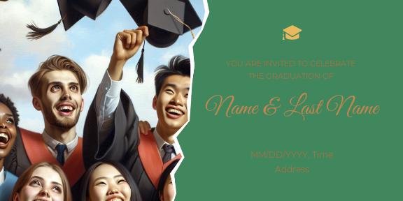 Elegant Graduation Party Invitation Post