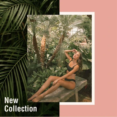 Template Chic Tropical Collection Fashion Poster