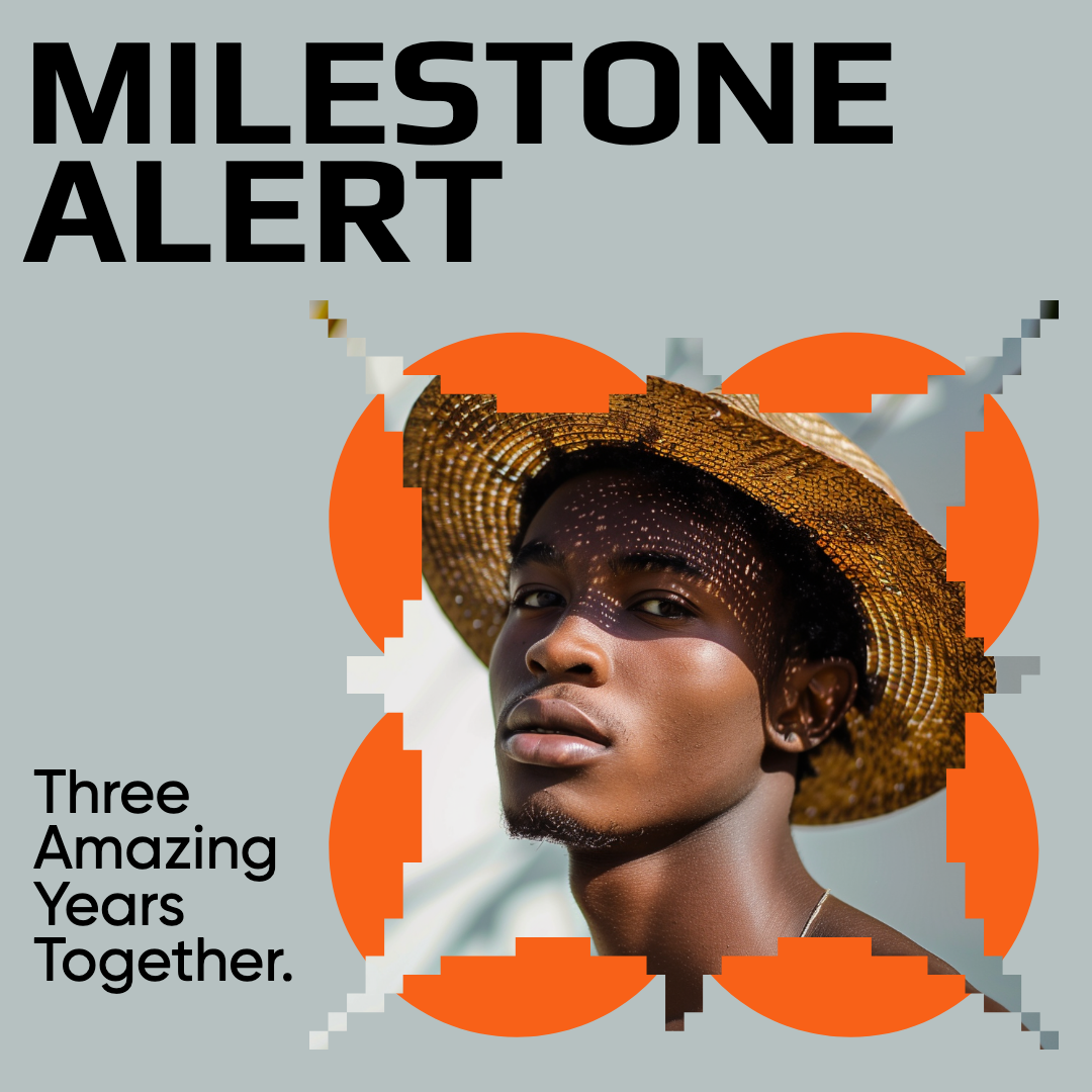 Orange Celebration Instagram Square Post Design