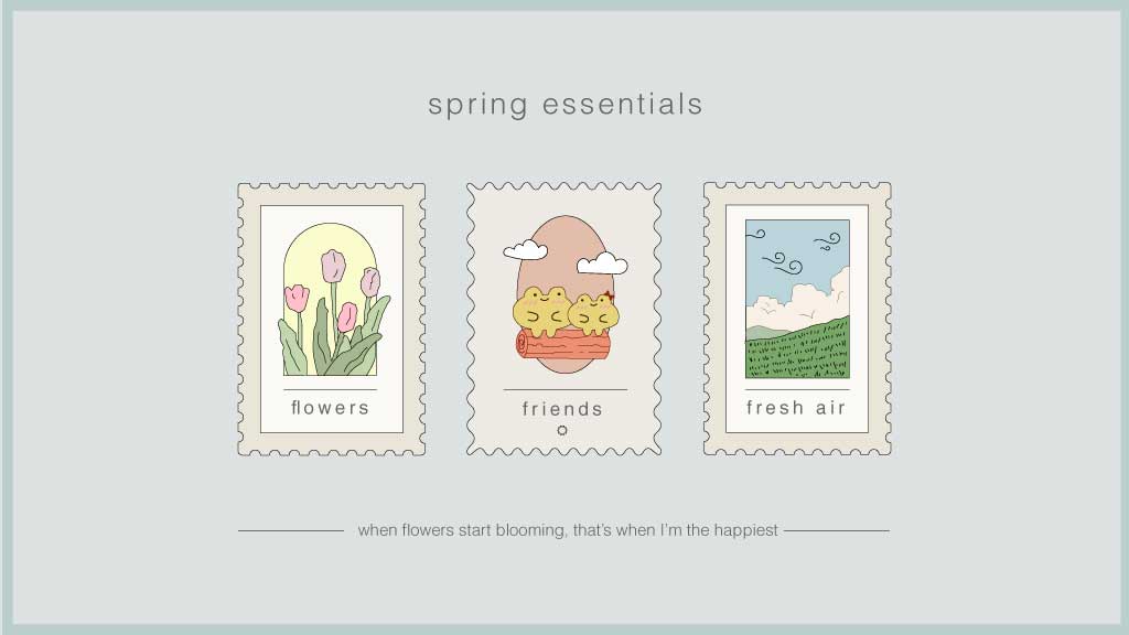 Charming Spring Essentials Social Media Post