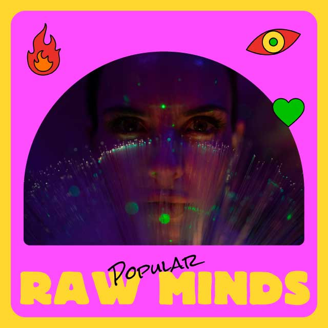 Template Vibrant Neon Music Event Poster Design