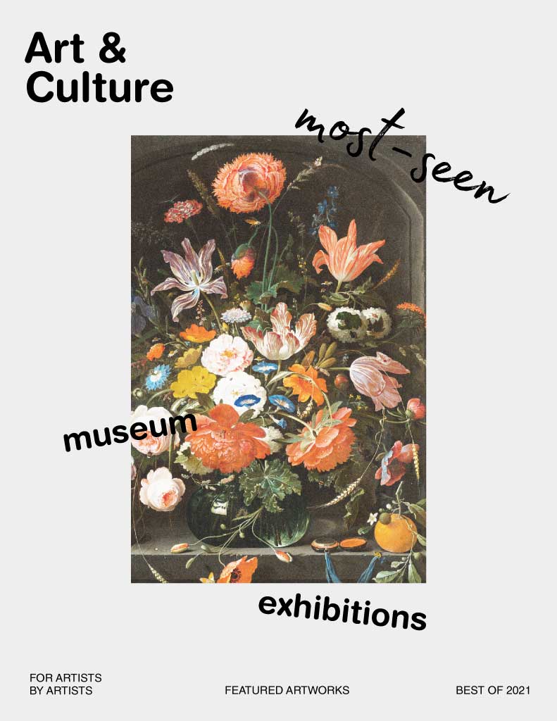 Elegant Art Exhibition Poster with Neutral Tones