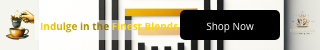 Chic Coffee Blend Online Shop Ad in Gold