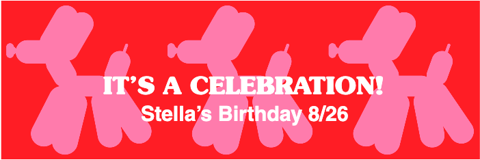 Template Vibrant Red Birthday Bash Invitation Post