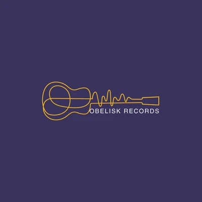 Template Elegant Navy Music Logo Post Design