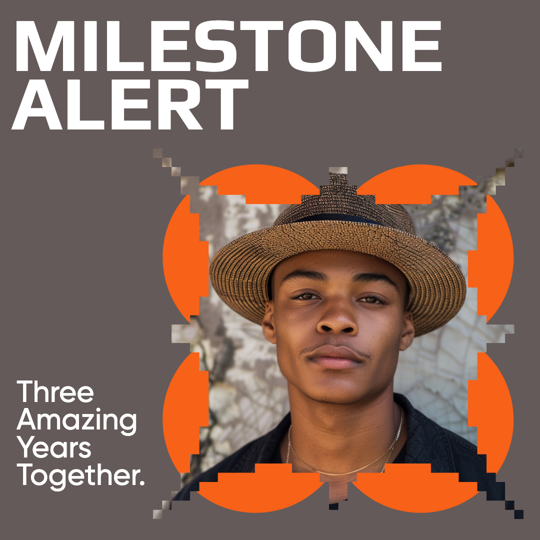 Orange Milestone Celebration Instagram-Square Post