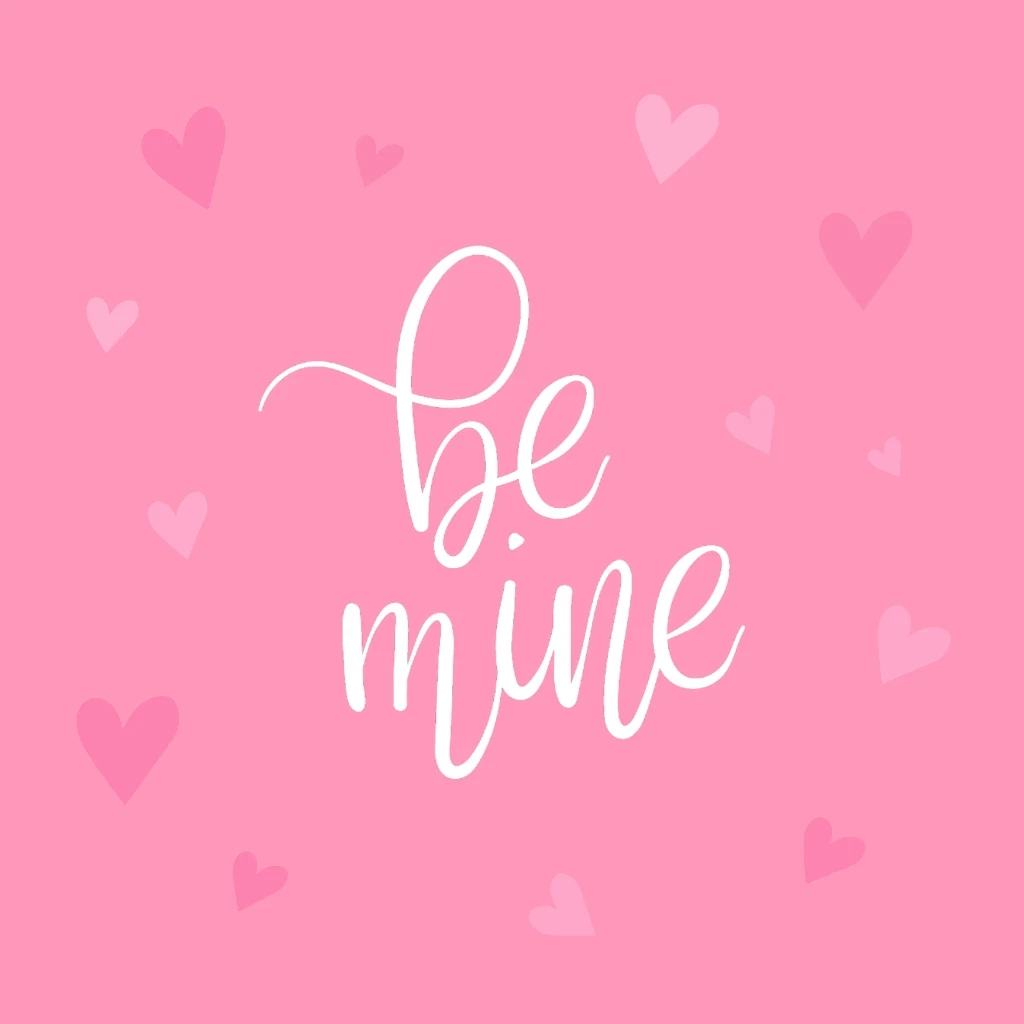 Template Pink Valentine Love Post Template