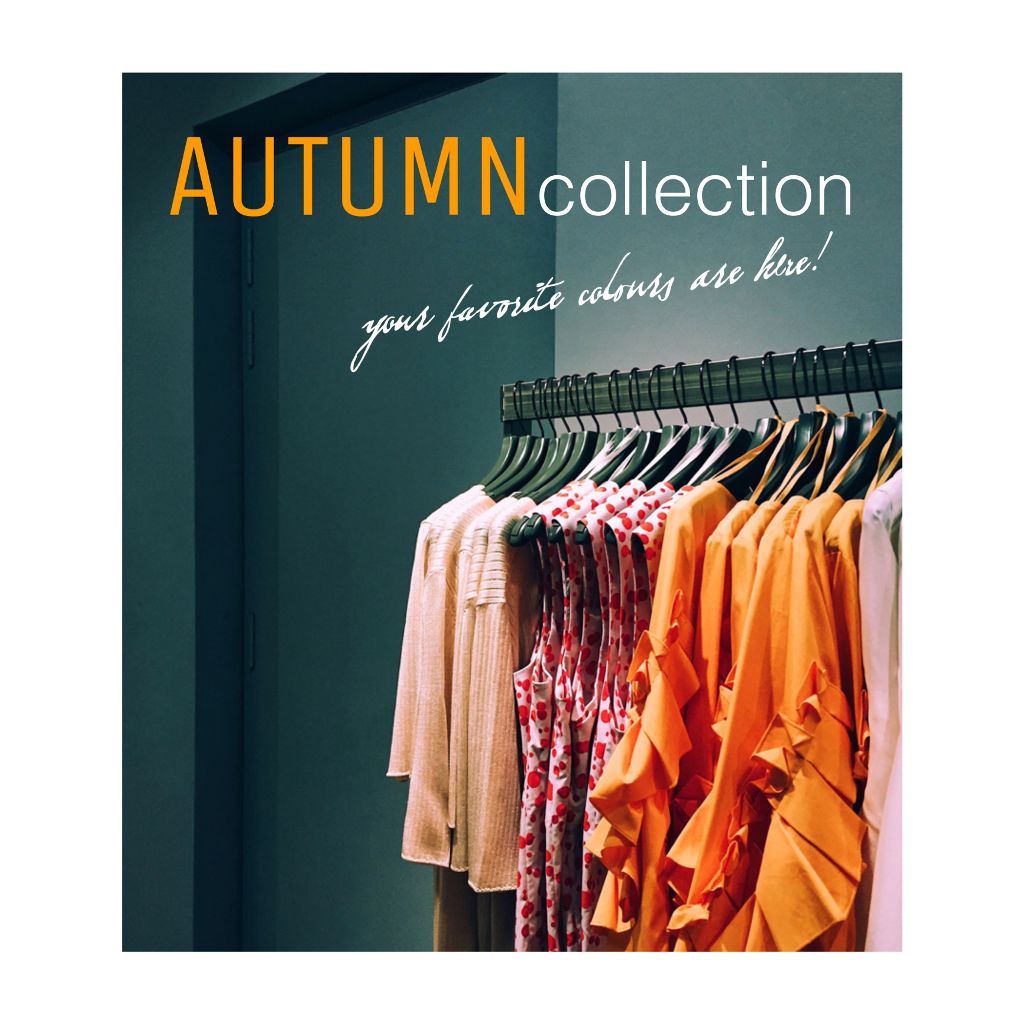 Autumn Collection Fashion Ad in Warm Tones