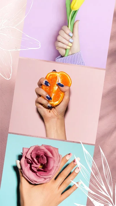 Template Colorful Spring Vibes Social Media Post