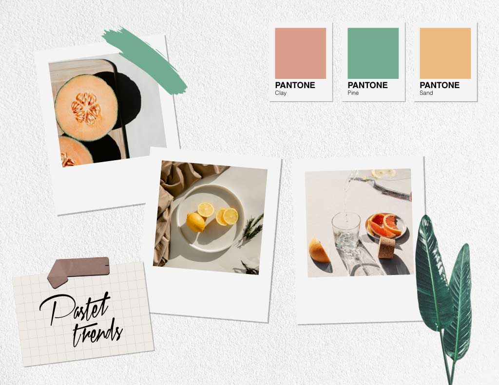 Elegant Pastel Trends Foodie Post Template