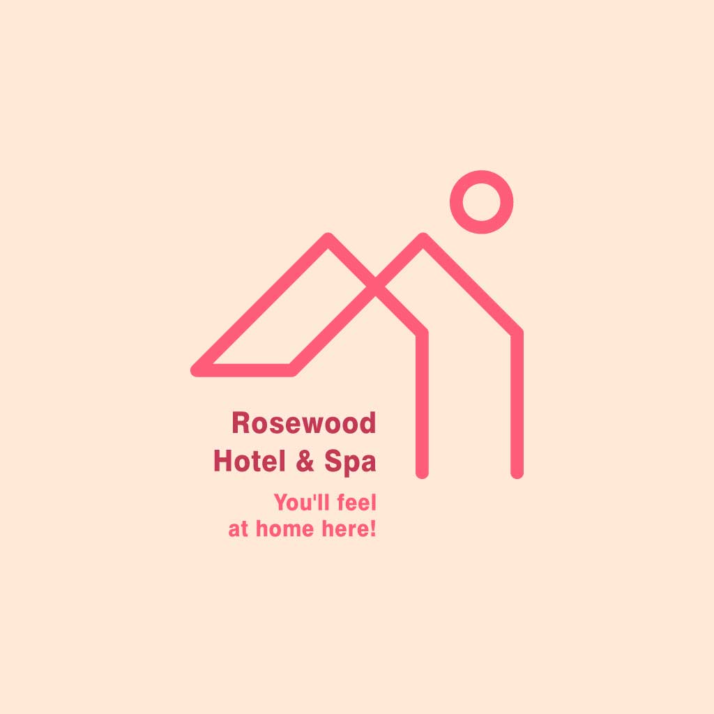 Warm Peach Hotel Ad Comforting Vibes